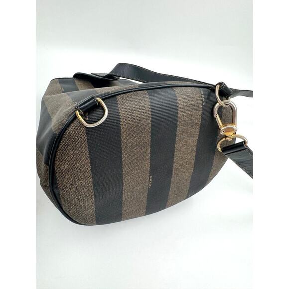 Fendi Striped Pequin Sling Bag Backpack - Picture 2 of 8